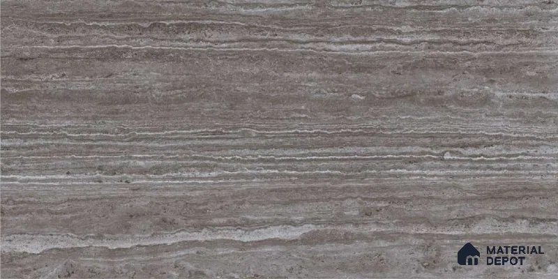 Stone Brown Marble Wall & Floor Tile TL 06969 2 ft x 4 ft Vitrified Carving Matte Finish - 9 mm | 6 Random Design | Suitable for Living Room, Bathroom & Office