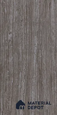 Stone Brown Marble Wall Tile TL 06970 Prestige 2 ft x 4 ft Vitrified Carving Matte Finish - 9 mm | 6 Random Design | Suitable for Living Room, Bathroom & Office