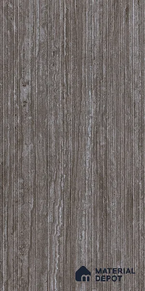 Stone Brown Marble Wall Tile TL 06970 Prestige 2 ft x 4 ft Vitrified Carving Matte Finish - 9 mm | 6 Random Design | Suitable for Living Room, Bathroom & Office