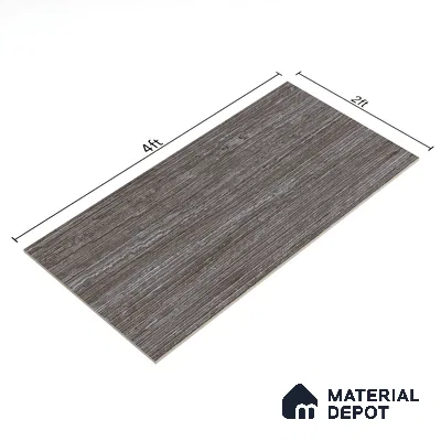 Stone Brown Marble Wall Tile TL 06970 Prestige 2 ft x 4 ft Vitrified Carving Matte Finish - 9 mm | 6 Random Design | Suitable for Living Room, Bathroom & Office