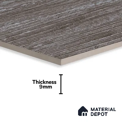Stone Brown Marble Wall Tile TL 06970 Prestige 2 ft x 4 ft Vitrified Carving Matte Finish - 9 mm | 6 Random Design | Suitable for Living Room, Bathroom & Office