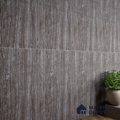 Stone Brown Marble Wall Tile TL 06970 Prestige 2 ft x 4 ft Vitrified Carving Matte Finish - 9 mm | 6 Random Design | Suitable for Living Room, Bathroom & Office