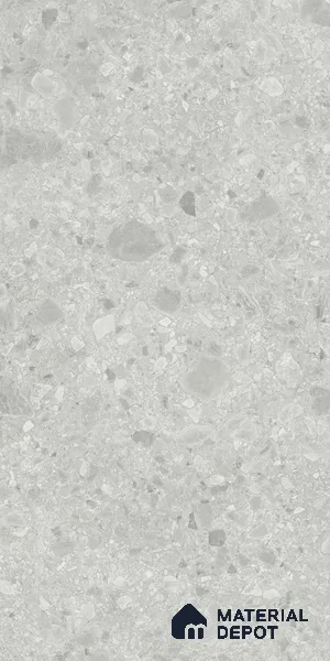 Grey Stone Floor & Wall Tile TL 06973 Prestige Ceppo Clay 2 ft x 4 ft Vitrified Carving Matte Finish - 9 mm | 4 Random Design | Suitable for Living Room, Bedroom, Bathroom