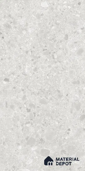 Grey Stone Floor & Wall Tile TL 06978 Prestige Ceppo Bianco 2 ft x 4 ft Vitrified Carving Matte Finish - 9 mm | 4 Random Design | Suitable for Living Room, Bedroom, Bathroom