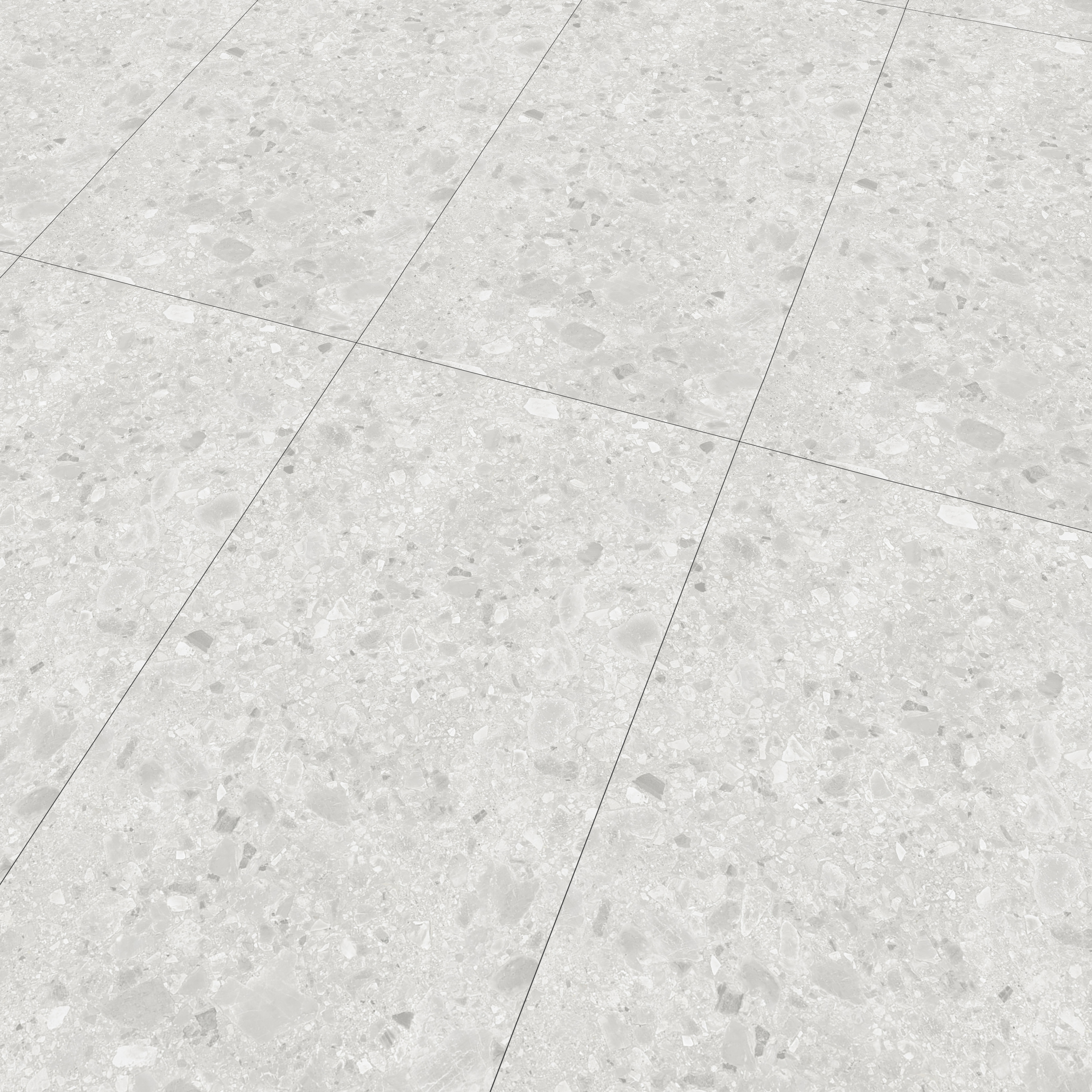 Grey Stone Floor & Wall Tile TL 06978 Prestige Ceppo Bianco 2 ft x 4 ft Vitrified Carving Matte Finish - 9 mm | 4 Random Design | Suitable for Living Room, Bedroom, Bathroom