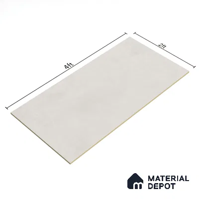 Cement Wall & Floor Tile TL 06980 Dove Grey 4 ft x 2 ft Matte Finish Vitrified Tile - 9 mm | 6 Random Design | Suitable For Living Room, Hall, Bedroom