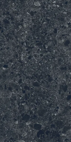 Black Stone Floor & Wall Tile TL 06997 Prestige Ceppo Nero 2 ft x 4 ft Vitrified Carving Matte Finish - 9 mm | 4 Random Design | Suitable for Living Room, Bedroom, Bathroom