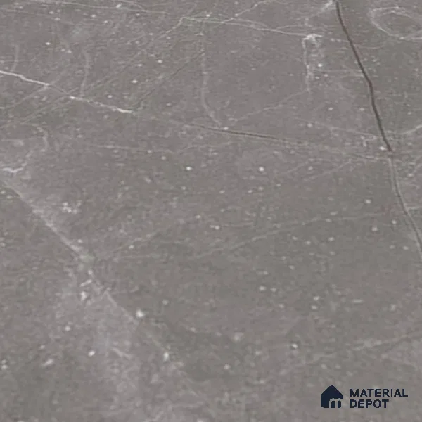 Grey Marble Floor Tile TL 07017 1 ft x 1 ft Ceramic Carving Matte Finish - 9 mm | Suitable for Living Room, Bedroom, Bathroom