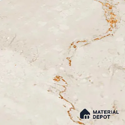 Beige Marble Wall Tile TL 07024 2 ft x 1 ft Ceramic Carving Satin Finish - 9 mm | Suitable for Living Room, Bedroom, Bathroom