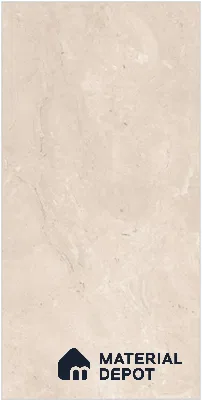 Beige Marble Wall & Floor Tile TL 07027 B Gravier Montana Creamstone 5.2 ft x 2.6 ft Vitrified Glossy Finish - 9 mm | Suitable for Living Room, Bedroom, Bathroom