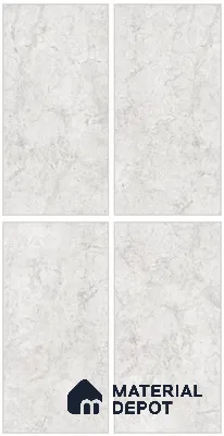 Grey Marble Wall & Floor Tile TL 07028 Gravier Fresco Mist 5.2 ft x 2.6 ft Vitrified Carving Matte Finish - 9 mm | Suitable for Living Room, Bedroom, Bathroom