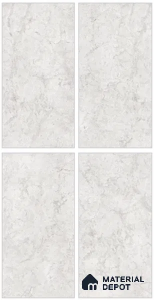 Grey Marble Wall & Floor Tile TL 07028 Gravier Fresco Mist 5.2 ft x 2.6 ft Vitrified Carving Matte Finish - 9 mm | Suitable for Living Room, Bedroom, Bathroom