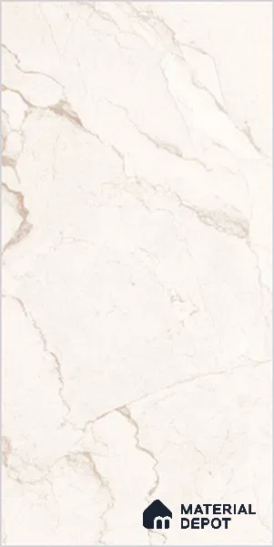 Beige Marble Wall & Floor Tile TL 07030 B Gravier Serene Crema 5.2 ft x 2.6 ft Vitrified Glossy Finish - 9 mm | Suitable for Living Room, Bedroom, Bathroom