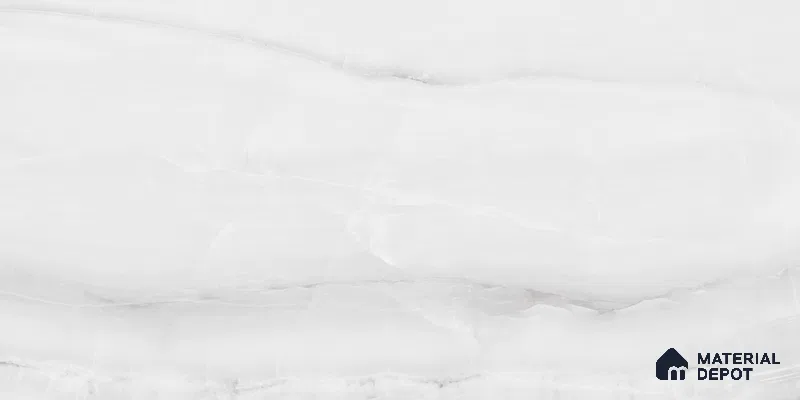 Marble Onyx Wall & Floor Tile TL 07064 Off-White 4 ft x 2 ft Glossy Finish Vitrified Tile - 9 mm | 8 Random Designs | Suitable For Living Room, Bedroom, Dining