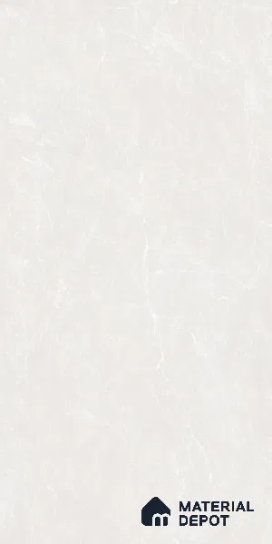 Marble Carrara Wall & Floor Tile TL 07069 Off-White 4 ft x 2 ft Glossy Finish Vitrified Tile - 9 mm | 6 Random Designs | Suitable For Living Room, Bedroom, Dining