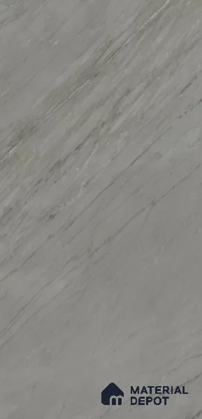 Marble Grey William Wall & Floor Tile TL 07070 Light Grey 4 ft x 2 ft Glossy Finish Vitrified Tile - 9 mm | 7 Random Designs | Suitable For Living Room, Bedroom, Dining