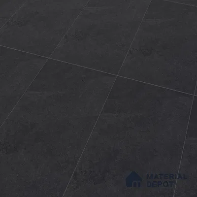 Stone Floor & Wall Tile TL 07083 Canberra Nero 4 ft x 2 ft Matte Finish Vitrified Tile - 9 mm | 4 Random Design | Suitable For living Room, Bedroom, Bathroom | Random Designs