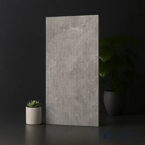 Stone Wall Tile TL 07085 F Liner Kemberg Gris 4 ft x 2 ft Matte Finish GVT Vitrified Tile - 9 mm | 4 Random Design | Suitable For living Room, Bedroom, Bathroom | Random Designs