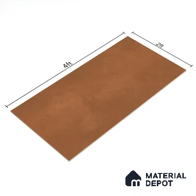 Terracotta Floor & Wall Tile TL 07086 Malaga Cotto 4 ft x 2 ft Matte Finish Vitrified Tile - 9 mm | 4 Random Design | Suitable For living Room, Bedroom, Bathroom | Random Designs