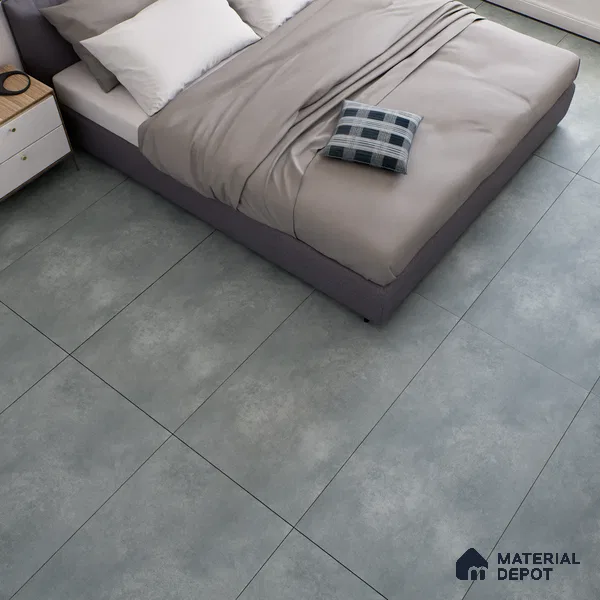 Stone Floor & Wall Tile TL 07090 Malaga Sky 4 ft x 2 ft Matte Finish Vitrified Tile - 9 mm | 4 Random Design | Suitable For living Room, Bedroom, Bathroom | Random Designs