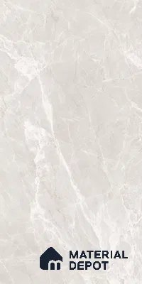 Marble Tundra Grey Wall & Floor Tile TL 07091 B Dove Grey 4 ft x 2 ft Glossy Finish Vitrified Tile - 9 mm | 4 Random Designs | Suitable For Living Room, Bedroom, Dining