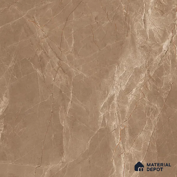 Marble Emperador Wall & Floor Tile TL 07092 Oak Brown 4 ft x 2 ft Matte Finish Vitrified Tile - 9 mm | 4 Random Designs | Suitable For Living Room, Bedroom, Kitchen