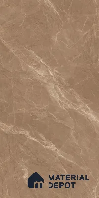 Marble Emperador Wall & Floor Tile TL 07092 Oak Brown 4 ft x 2 ft Matte Finish Vitrified Tile - 9 mm | 4 Random Designs | Suitable For Living Room, Bedroom, Kitchen