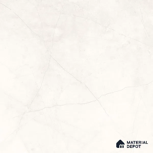 Marble Carrara Wall & Floor Tile TL 07094 B Off-White 4 ft x 2 ft Matte Finish Vitrified Tile - 9 mm | 4 Random Designs | Suitable For Living Room, Bedroom, Kitchen