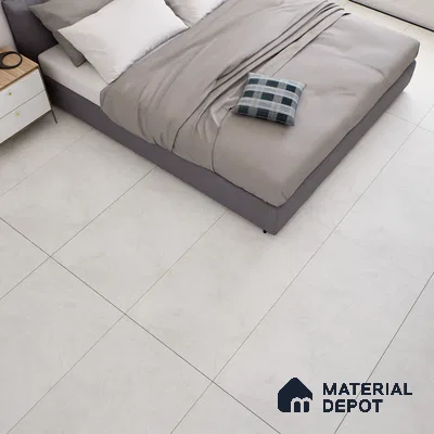 Marble Carrara Wall & Floor Tile TL 07094 B Off-White 4 ft x 2 ft Matte Finish Vitrified Tile - 9 mm | 4 Random Designs | Suitable For Living Room, Bedroom, Kitchen
