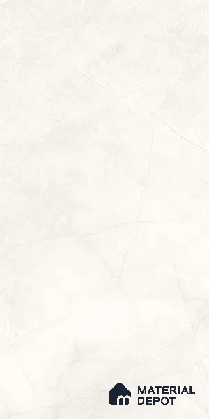 Marble Carrara Wall & Floor Tile TL 07094 B Off-White 4 ft x 2 ft Matte Finish Vitrified Tile - 9 mm | 4 Random Designs | Suitable For Living Room, Bedroom, Kitchen