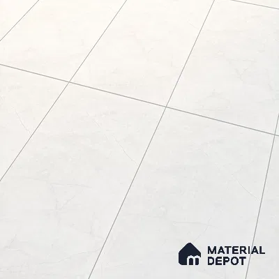 Marble Carrara Wall & Floor Tile TL 07094 B Off-White 4 ft x 2 ft Matte Finish Vitrified Tile - 9 mm | 4 Random Designs | Suitable For Living Room, Bedroom, Kitchen