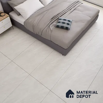 Marble Calacatta Wall & Floor Tile TL 07095 B Ivory Beige 4 ft x 2 ft Matte Finish Vitrified Tile - 9 mm | 3 Random Designs | Suitable For Living Room, Bedroom, Kitchen