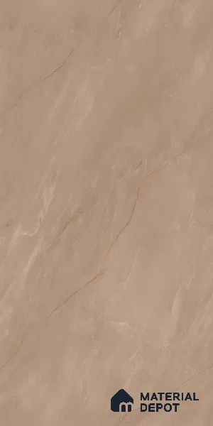 Marble Crema Marfil Wall & Floor Tile TL 07096 Camel Beige 4 ft x 2 ft Glossy Finish Vitrified Tile - 9 mm | 3 Random Designs | Suitable For Living Room, Bedroom, Dining