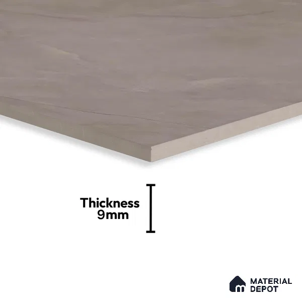 Marble Fior di Bosco Wall & Floor Tile TL 07098 B Mushroom Grey 4 ft x 2 ft Matte Finish Vitrified Tile - 9 mm | 4 Random Designs | Suitable For Living Room, Bedroom, Kitchen