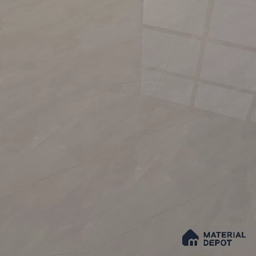 Marble Look Floor & Wall Tile TL 07098 Froges Grey 4 ft x 2 ft Glossy Finish Vitrified Tile - 9 mm | 3 Random Design | Suitable For living Room, Bedroom, Bathroom | Random Designs