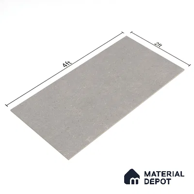 Stone Floor & Wall Tile TL 07101 Bstone Grey 4 ft x 2 ft Matte Finish Vitrified Tile - 9 mm | 4 Random Design | Suitable For living Room, Bedroom, Bathroom | Random Designs