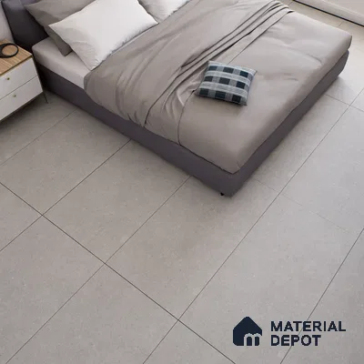 Stone Floor & Wall Tile TL 07101 Bstone Grey 4 ft x 2 ft Matte Finish Vitrified Tile - 9 mm | 4 Random Design | Suitable For living Room, Bedroom, Bathroom | Random Designs