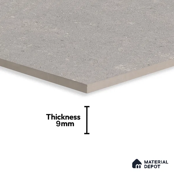 Stone Floor & Wall Tile TL 07101 Bstone Grey 4 ft x 2 ft Matte Finish Vitrified Tile - 9 mm | 4 Random Design | Suitable For living Room, Bedroom, Bathroom | Random Designs