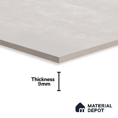 Stone Floor & Wall Tile TL 07106 Tobias Bianco 4 ft x 2 ft Matte Finish Vitrified Tile - 9 mm | 4 Random Design | Suitable For living Room, Bedroom, Bathroom | Random Designs