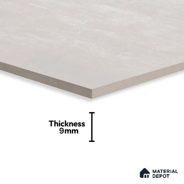 Stone Floor & Wall Tile TL 07106 Tobias Bianco 4 ft x 2 ft Matte Finish Vitrified Tile - 9 mm | 4 Random Design | Suitable For living Room, Bedroom, Bathroom | Random Designs