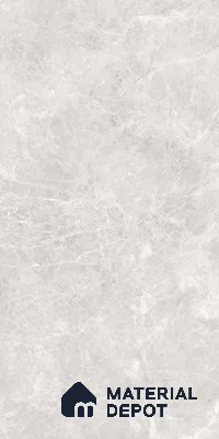 Marble Tundra Grey Wall & Floor Tile TL 07108 Light Grey 4 ft x 2 ft Matte Finish Vitrified Tile - 9 mm | 4 Random Designs | Suitable For Living Room, Bedroom, Kitchen