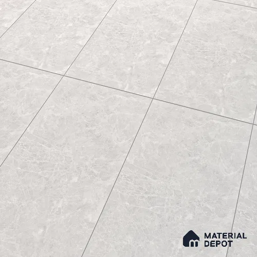 Marble Look Floor & Wall Tile TL 07108 Runa Bianco 4 ft x 2 ft Matte Finish Vitrified Tile - 9 mm | 4 Random Design | Suitable For living Room, Bedroom, Bathroom | Random Designs