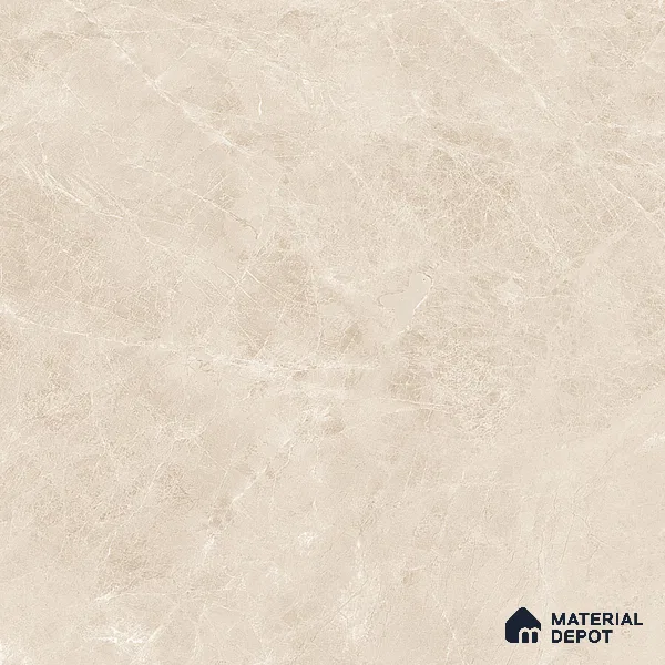 Marble Crema Marfil Wall & Floor Tile TL 07109 Sand Beige 4 ft x 2 ft Matte Finish Vitrified Tile - 9 mm | 4 Random Designs | Suitable For Living Room, Bedroom, Kitchen