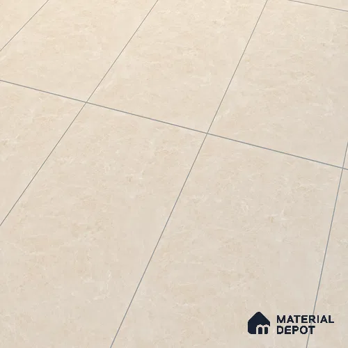 Marble Look Floor & Wall Tile TL 07109 Runa Crema 4 ft x 2 ft Matte Finish Vitrified Tile - 9 mm | 4 Random Design | Suitable For living Room, Bedroom, Bathroom | Random Designs