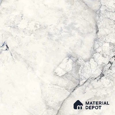 Marble Carrara Wall & Floor Tile TL 07124 Off-White 4 ft x 2 ft Glossy Finish Vitrified Tile - 9 mm | 3 Random Designs | Suitable For Living Room, Bedroom, Dining