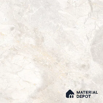 Marble Tundra Grey Wall & Floor Tile TL 07136 Light Grey 4 ft x 2 ft Glossy Finish Vitrified Tile - 9 mm | 3 Random Designs | Suitable For Living Room, Bedroom, Dining