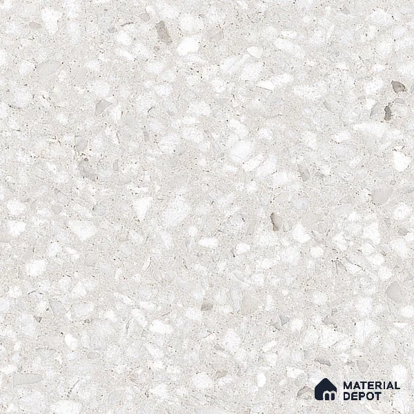 Terrazzo Floor & Wall Tile TL 07139 Arizon Bianco 4 ft x 2 ft Matte Finish Vitrified Tile - 9 mm | 4 Random Design | Suitable For living Room, Bedroom, Bathroom | Random Designs