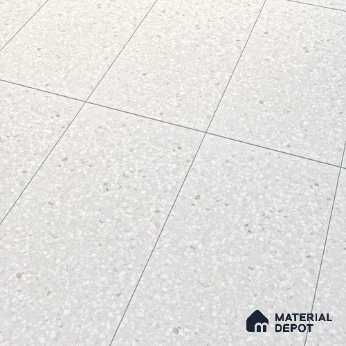 Terrazzo Floor & Wall Tile TL 07139 Arizon Bianco 4 ft x 2 ft Matte Finish Vitrified Tile - 9 mm | 4 Random Design | Suitable For living Room, Bedroom, Bathroom | Image 5