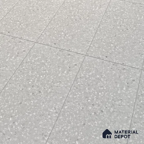 Terrazzo Floor & Wall Tile TL 07140 Arizon Grey 4 ft x 2 ft Matte Finish Vitrified Tile - 9 mm | 4 Random Design | Suitable For living Room, Bedroom, Bathroom | Image 5