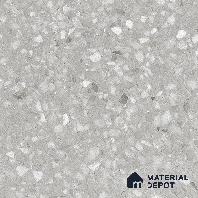 Terrazzo Floor & Wall Tile TL 07140 Arizon Grey 4 ft x 2 ft Matte Finish Vitrified Tile - 9 mm | 4 Random Design | Suitable For living Room, Bedroom, Bathroom | Random Designs